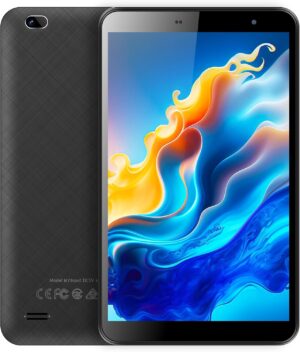 7 Inch Tablet, Android Tablet with 32GB+512GB, Lightweight, Black